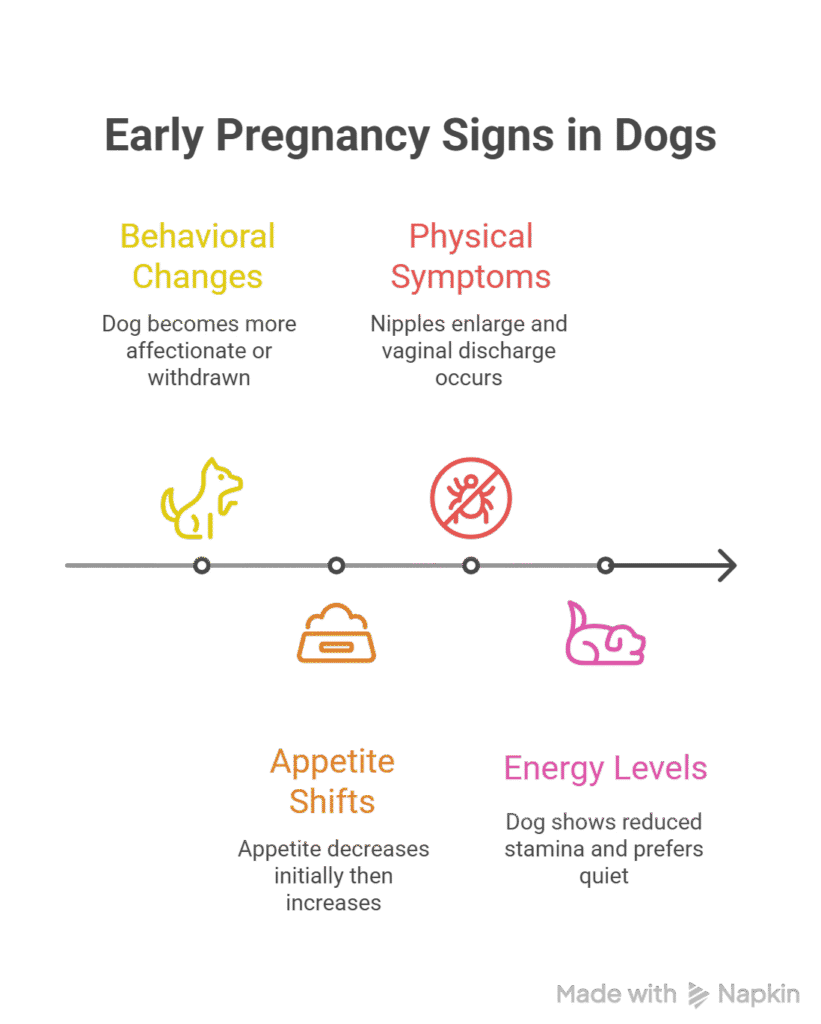 Early Signs of Pregnancy in Dogs